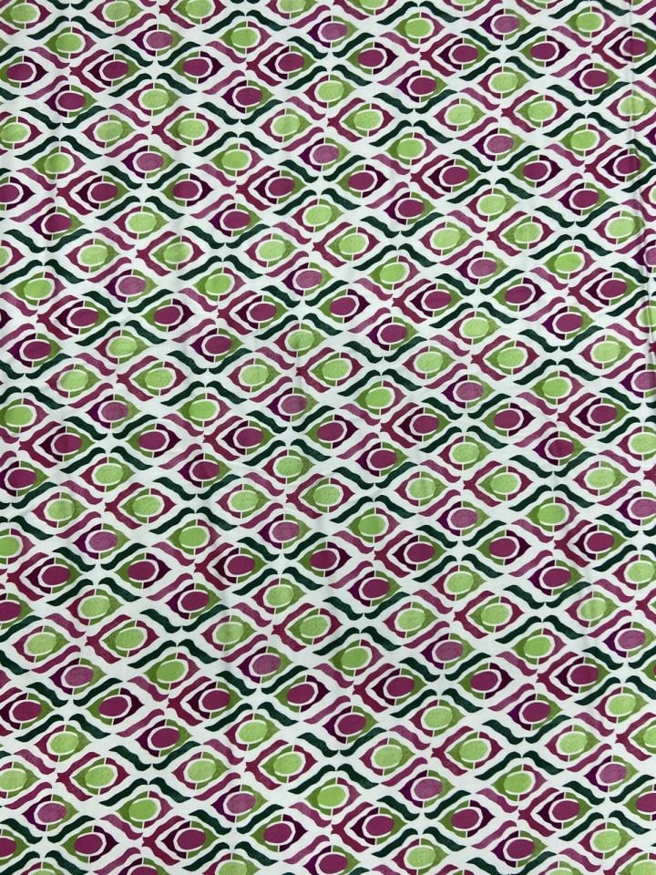 Sicilia Satin Patterned 1 Meter Fabric (col-23-2155)