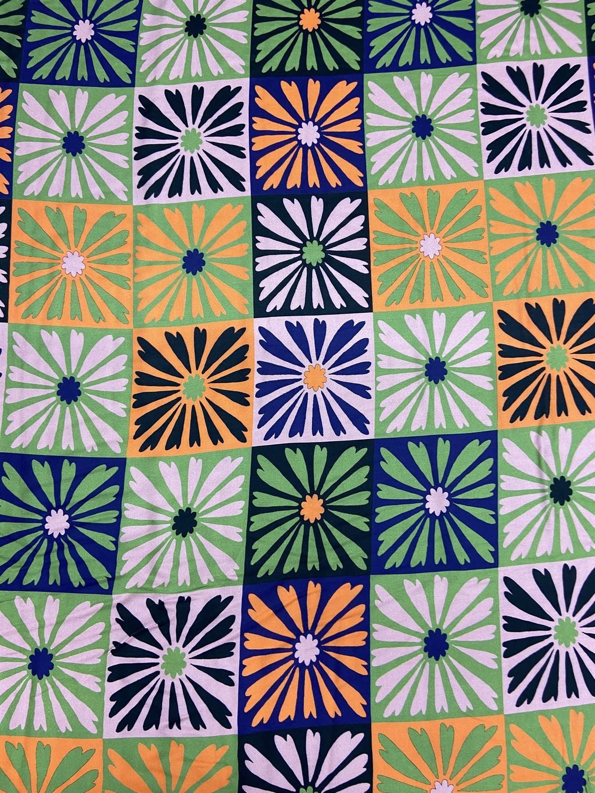 Sicilia Satin Patterned 1 Meter Fabric(col-23-2156)