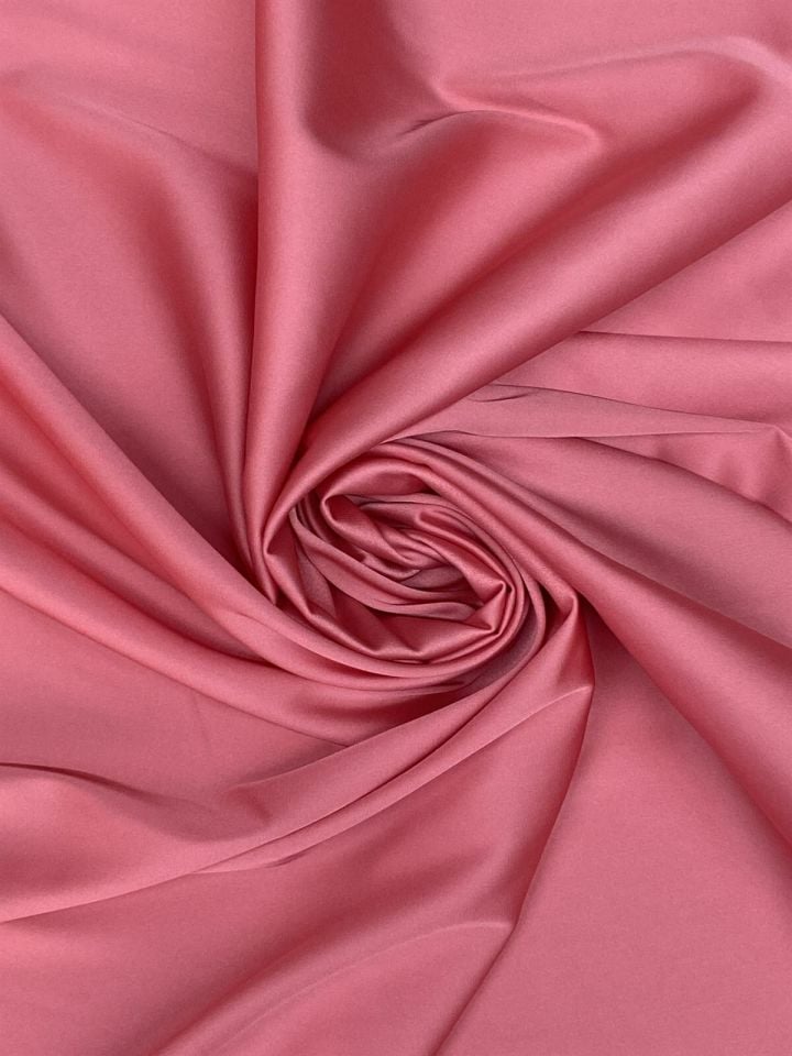 Soft Lycra Saten 1 Metre Coral Kumaş (col-11)