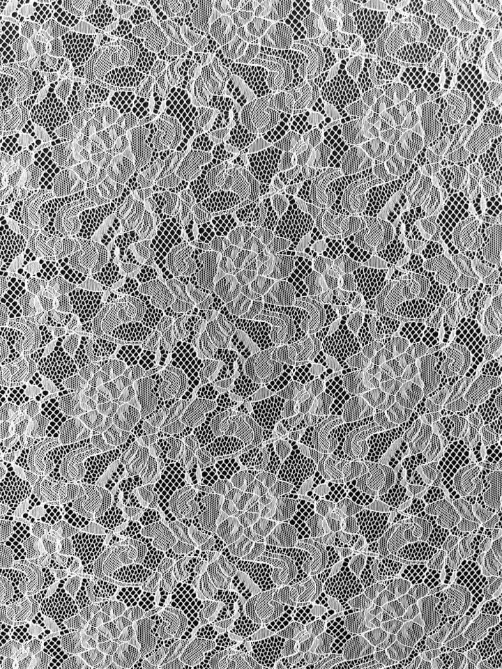 Французское роскошное кружево белого цвета шириной 1 метр 2020-013