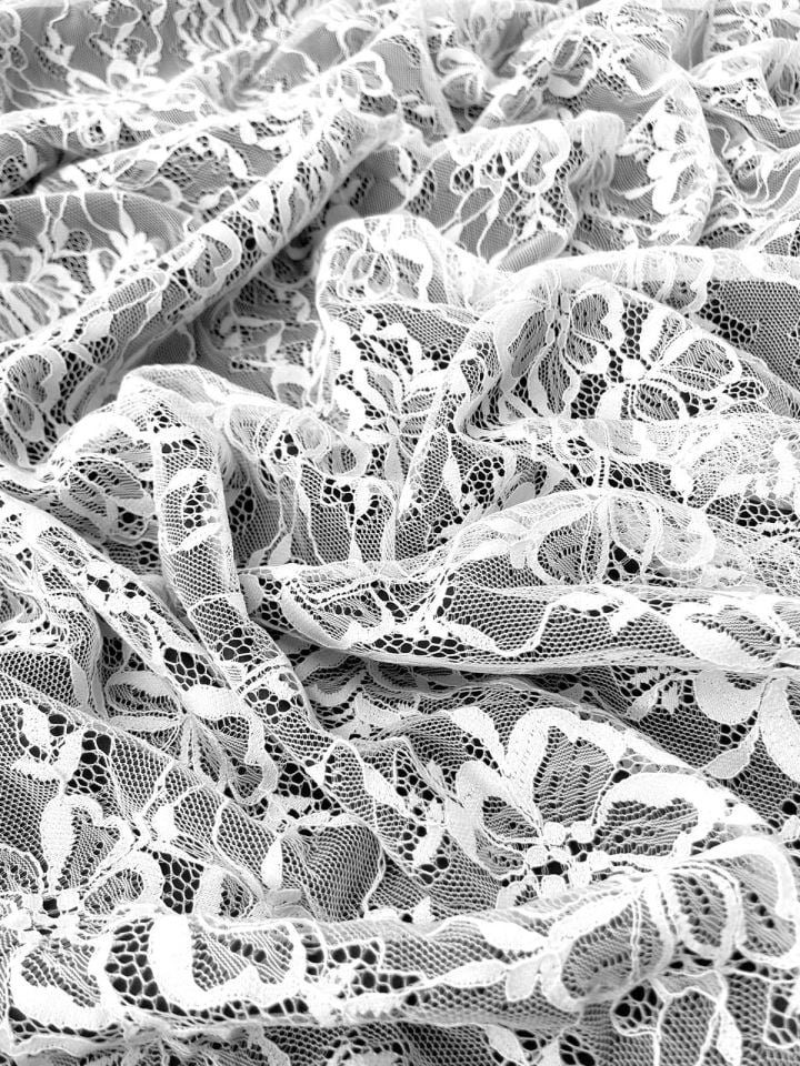 French Luxury Lace 1 Meter Off White Fabric (col-2022-031)